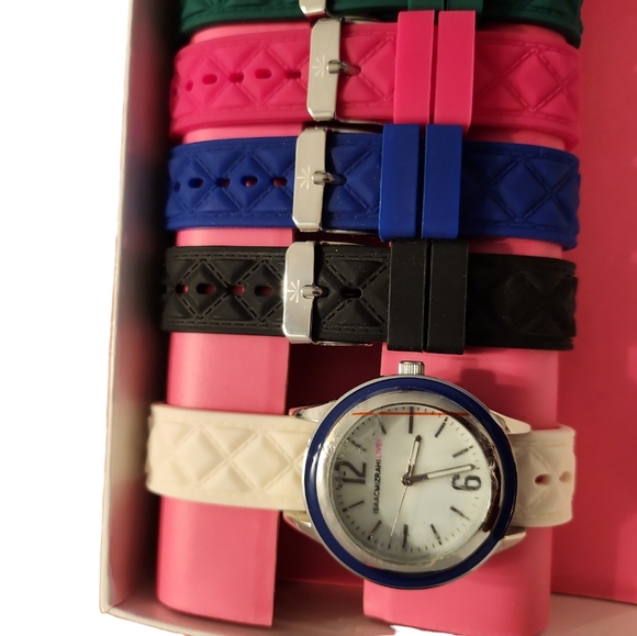 Isaac Mizrahi Live Watch Set colorful Gift Set Holiday Gift With Box - Picture 3 of 9